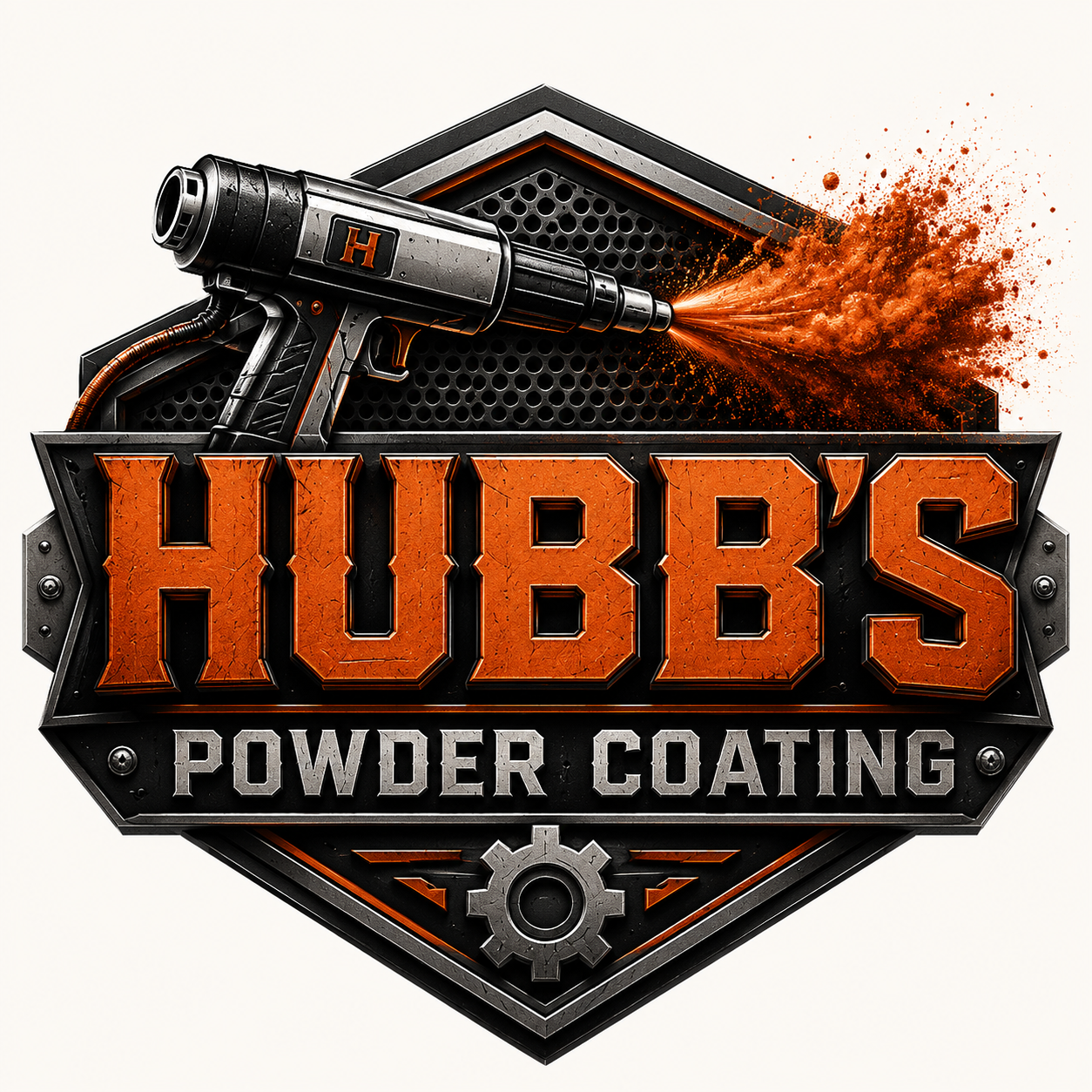 Hubb's Powder Coating logo